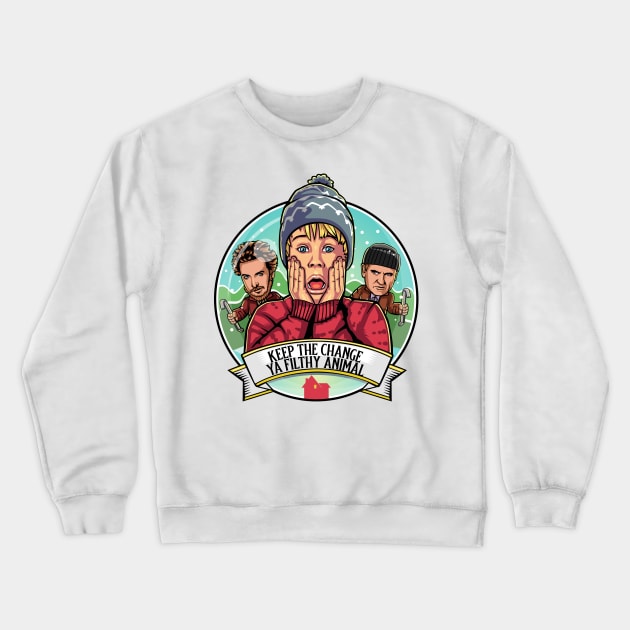 Home Alone Kevin McCallister Crewneck Sweatshirt by dlo168